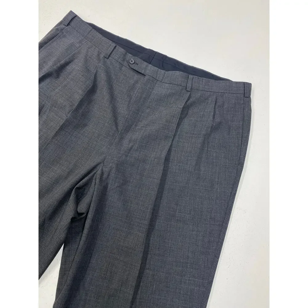 VTG Brooks Brothers Brookscool 2-piece 3-button wool pleated suit 50XL